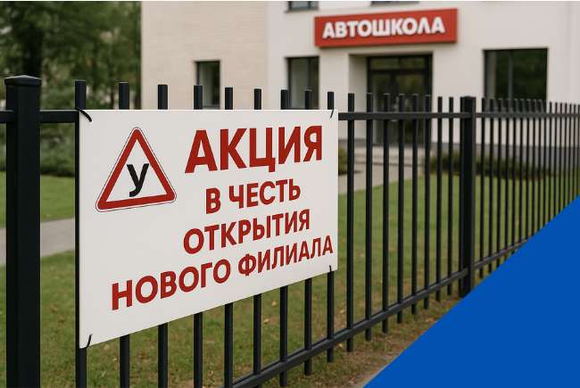 Акция в честь открытия нового филиала